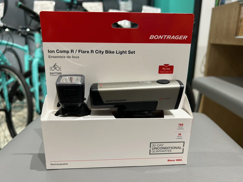 Bontrager Ion Comp R/Flare R City Bike Light Set – サイクランド